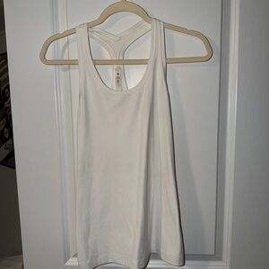 White Lululemon tank